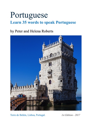 The front cover image showing the language book entitled  